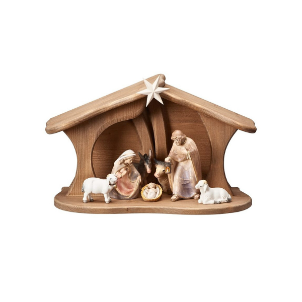 Pema Nativity Set 9 pieces in the family stable Luce