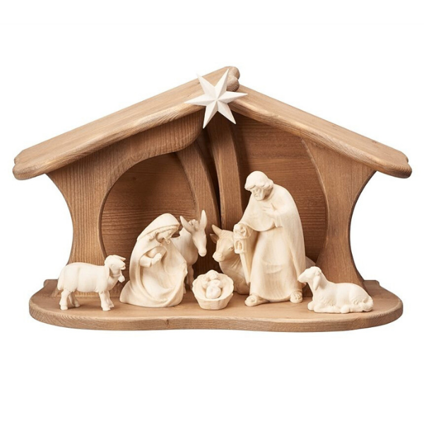Pema Nativity Set 9 pieces in the family stable Luce