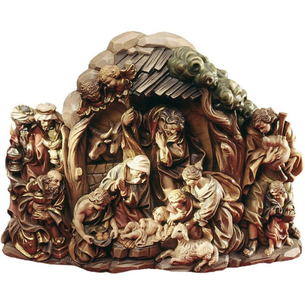 Baroque Nativity Scene in One Piece