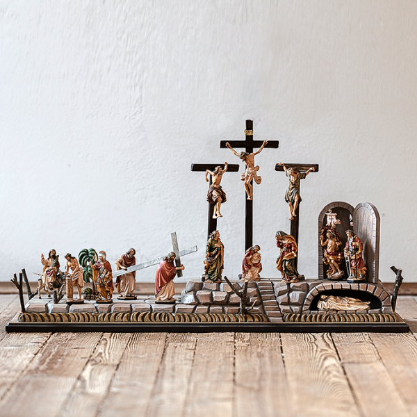Groedner Passionskrippe_holzgeschnitzt