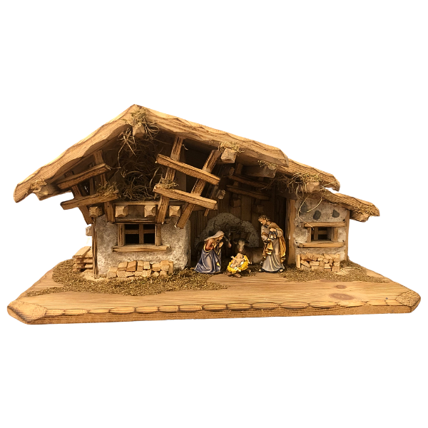 Kostner Nativity Set 7 pieces in the stable Eibsee