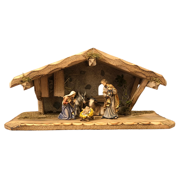 Kostner Nativity Set 7 pieces in the Graz stable