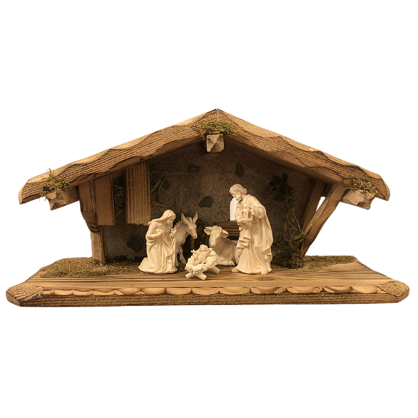 Kostner Nativity Set 7 pieces in the Graz stable
