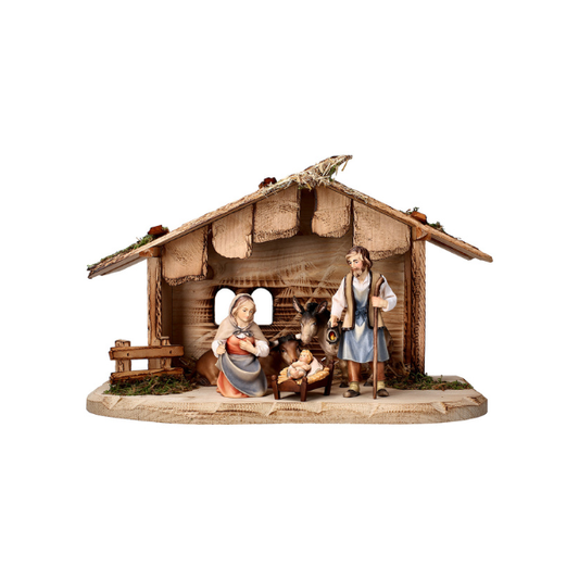 Krippenset3 hirtenkrippe holzgeschnitzt color