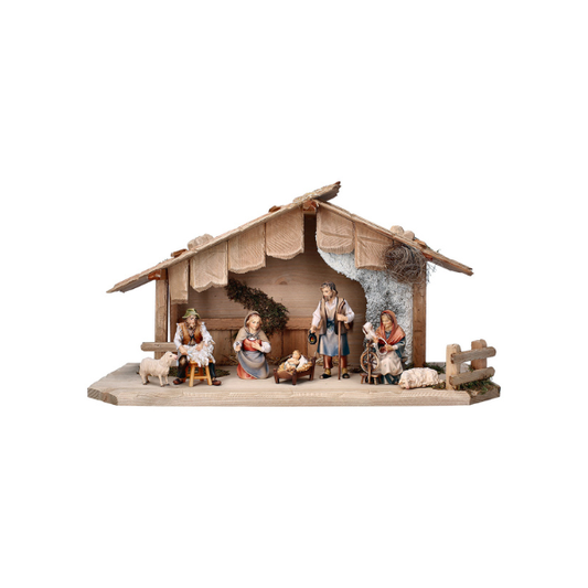 Krippenset4 hirtenkrippe holzgeschnitzt color