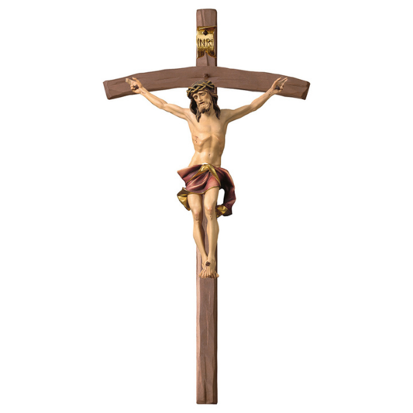 Kruzifix Nazarener gebogen