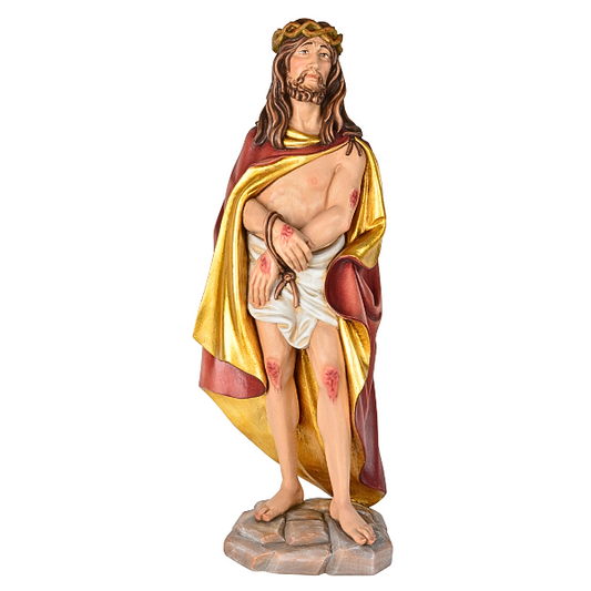 Christus Koenig_holzgeschnitzt_coloriert