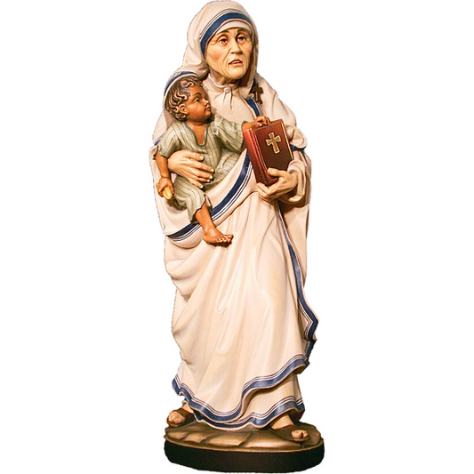 Heilige Mutter Teresa_holzgeschnitzt_handbemalt