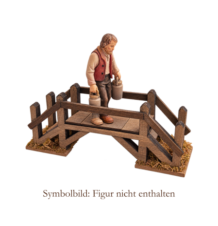 Rabbit hutch for a nativity scene